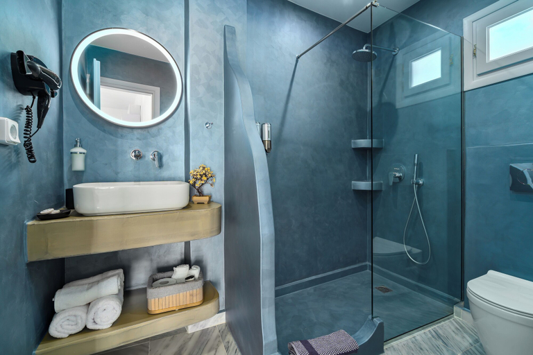 Bathroom, Oliva Apartments, South Aegean