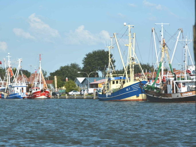 Marina, "norderney" in the Achter de Waterkant House, Dithmarschen