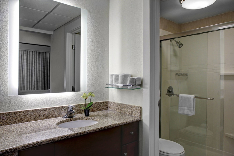 Bathroom 3, Residence Inn By Marriott Cleveland Downtown, Cuyahoga