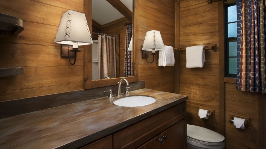 Bathroom, The Cabins at Disney's Fort Wilderness Resort, Orange