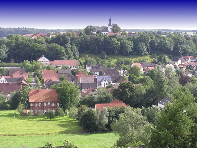 Aerial view, Holiday Home Blumenhain, Paderborn