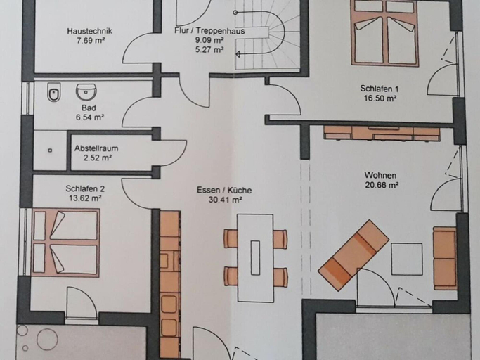 Floor plan, Haus Edith Modern Retreat, Südwestpfalz