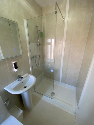 Bathroom 3, The Fossil Tree Hotel, Blackpool