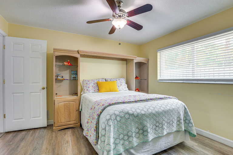 Bedroom 3, Waterfront Getaway w/ Pool & Dock - Walk to Beach!, Pinellas