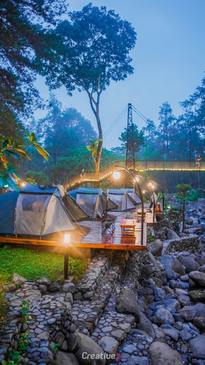 Jolotundo Glamping and Edupark Room Type - River Camp