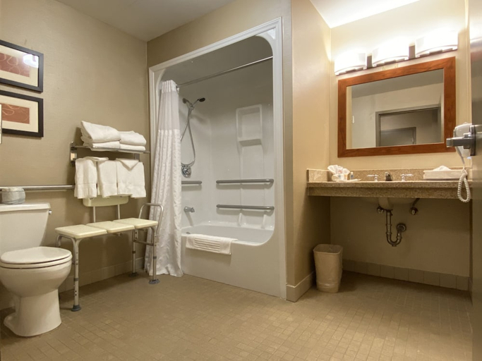 Bathroom 4, Comfort Suites Coralville I-80, Johnson