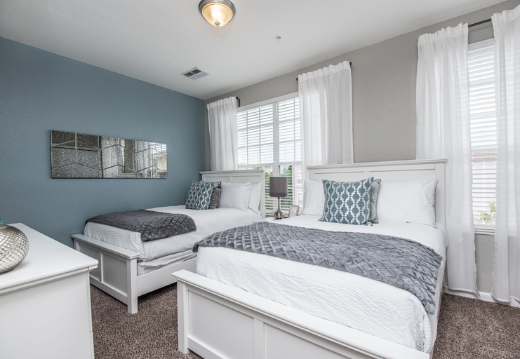 Bedroom 3, Updated Townhome, Near Conv Ctr, Universal & I-dr, Orange