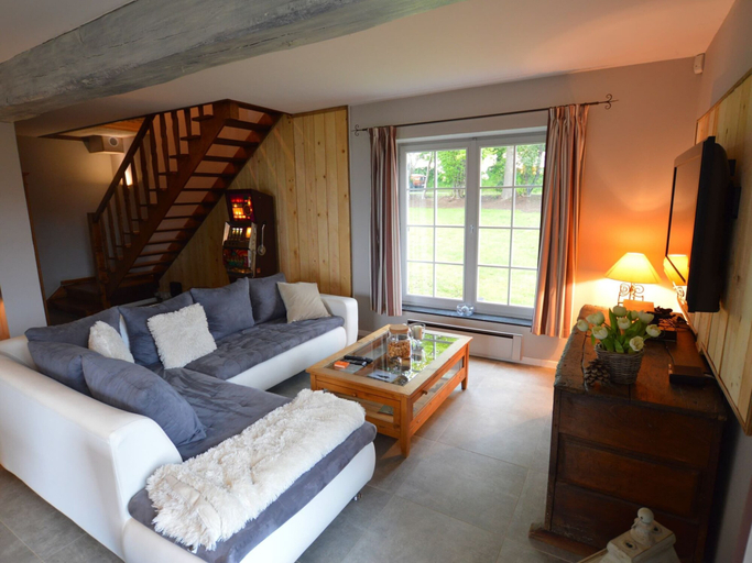 Bedroom 2, Cozy Holiday Home in Polleur With Sauna, Liège