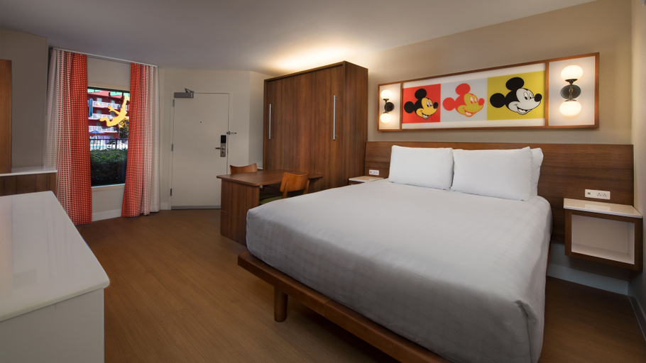 Bedroom 3, Disney's Pop Century Resort, Orange