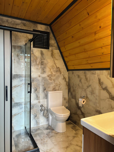 Bathroom 3, AĞARAN Wooden Houses, Çayeli