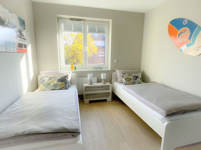 Bedroom 4, Beach Apartment With Sauna in a top Location, Dithmarschen