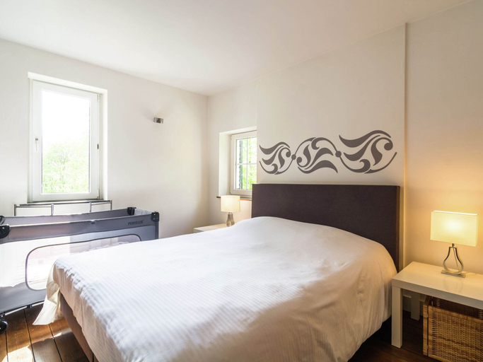Bedroom 3, Nice House with Sauna, Fireplace, & Large Garden near Aubel, Liège