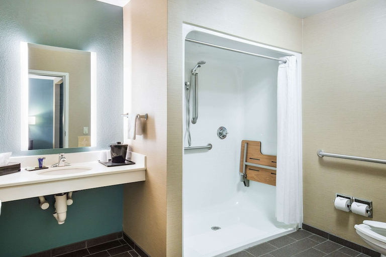 Bathroom 4, Sleep Inn & Suites Dunmore, Lackawanna