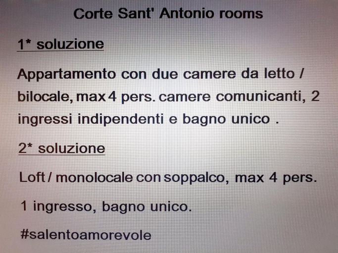 Others 5, Corte Sant'Antonio rooms, Lecce