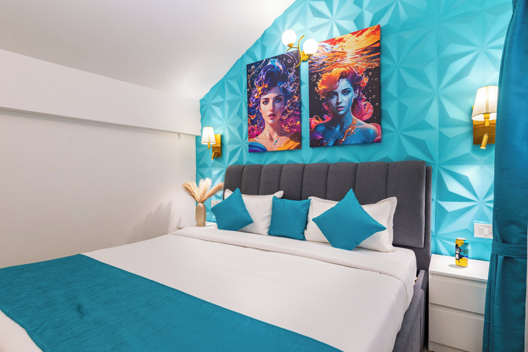 Bedroom 3, AlohaGoa, North Goa