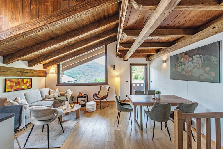 Living area 2, Casa di Stella, Aosta