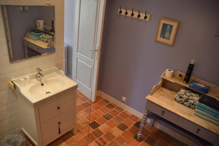 Bathroom 3, La Little School Chambres d'Hotes a Arcay, Vienne