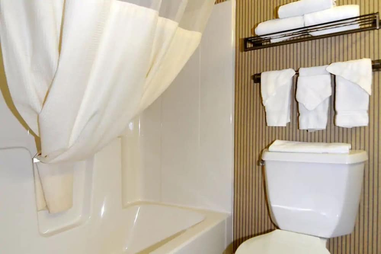 Bathroom 2, Blue Way Inn Eagan Extended Stay, Dakota