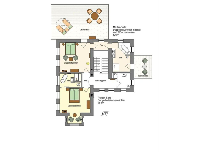 Floor plan 4, Villa _peacock Suite, Harz