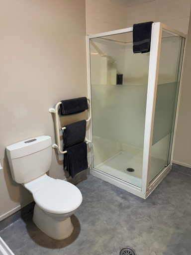 Bathroom 5, Bassingers Motor Lodge, Horowhenua