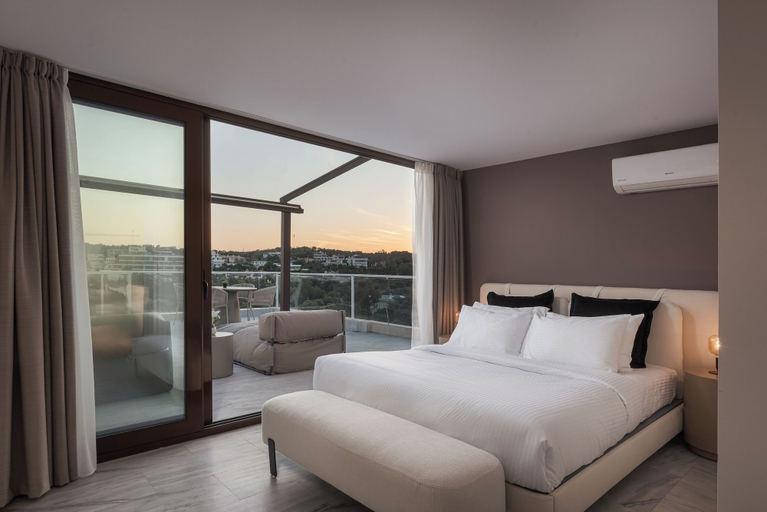 Bedroom 4, The Vouliagmeni Penthouse, Attica