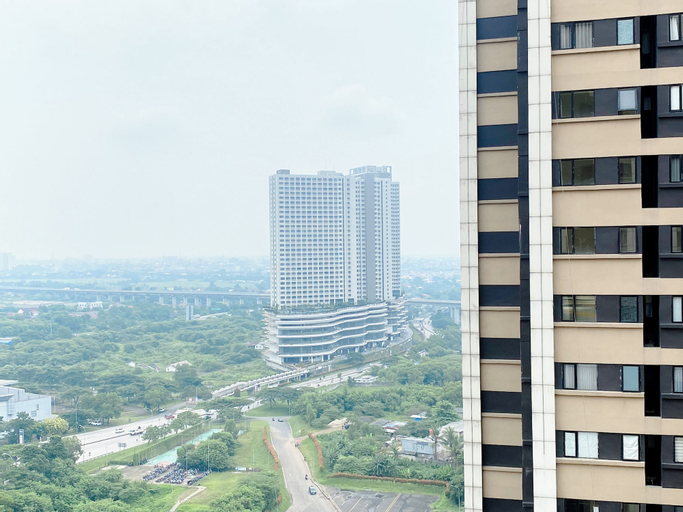 Exterior & Views, Minimalist Studio For 1 Pax At Meikarta Apartment, Cikarang