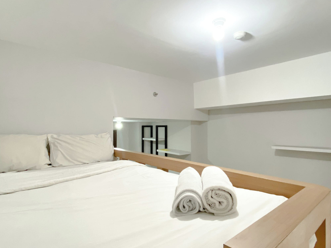Bedroom 3, Restful And Well Designed Studio Transpark Juanda Bekasi Timur Apartment, Bekasi