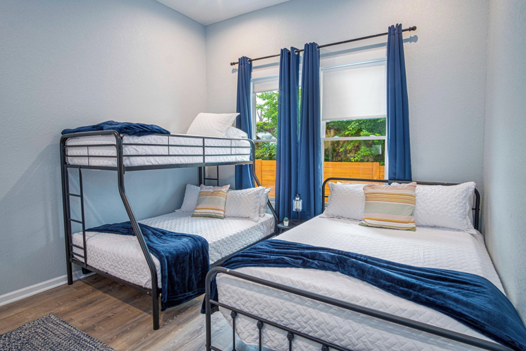 Bedroom 2, Trendy Historical Home Near Downtown Attractions, Bexar