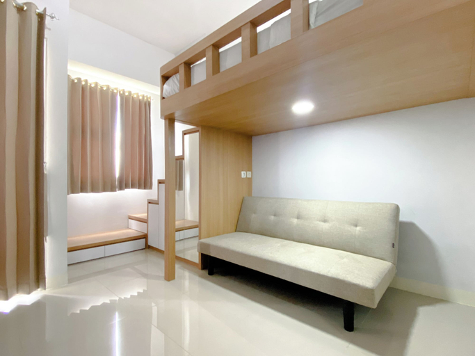 Bedroom 4, Restful And Well Designed Studio Transpark Juanda Bekasi Timur Apartment, Bekasi