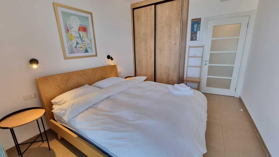 Bedroom 3, PORT CITY HAIFA - Balcony Beachfront