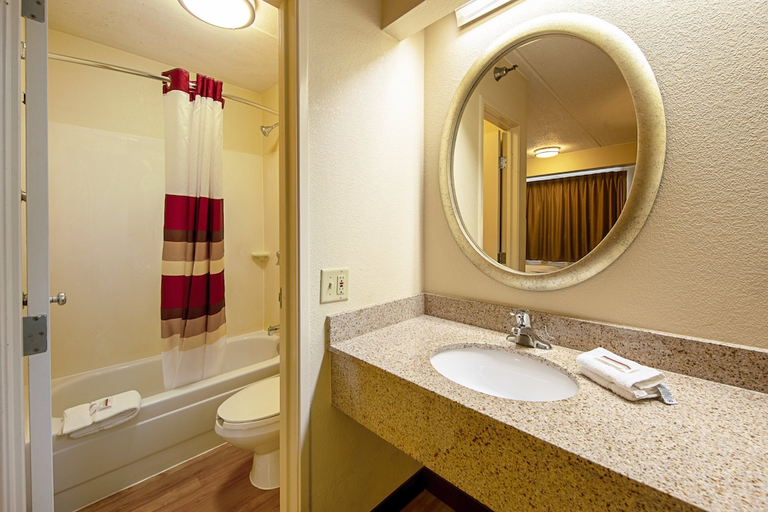Bathroom 4, Red Roof Inn Johnson City, Washington