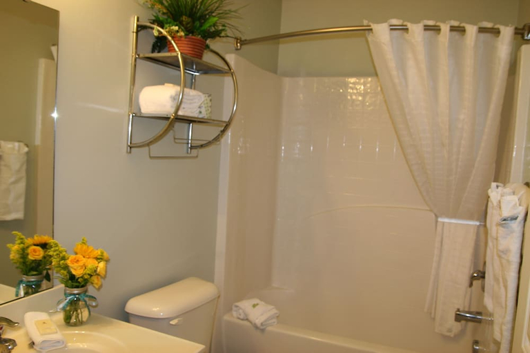 Bathroom, Affordable Suites of America, Onslow