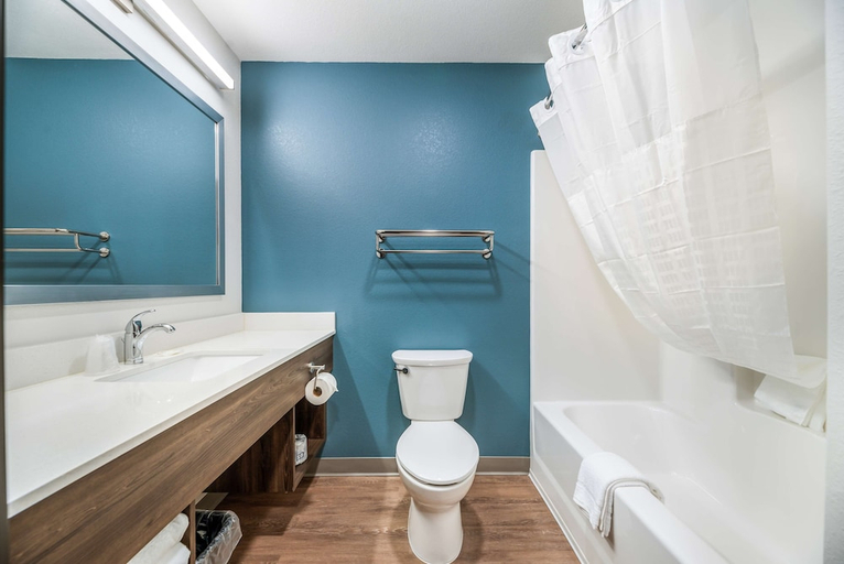 Bathroom 3, WoodSpring Suites Orlando Kissimmee Maingate, Osceola