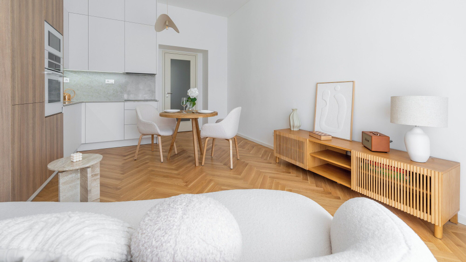 Bedroom 3, Apartment in Clouds Letná Luxury Balcony, Praha 6