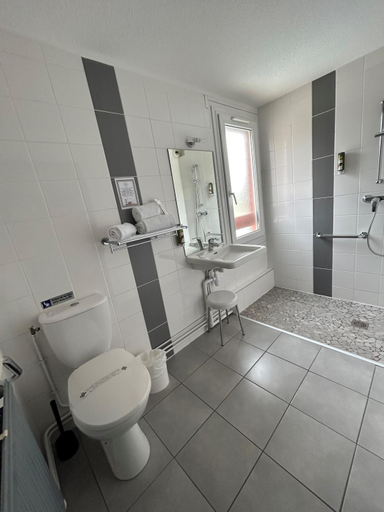 Bathroom 3, Inter-Hotel Lyon Sud Cris Hotel, Rhône