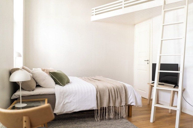 Bedroom 3, A bright wooden studio for four, Finland Proper