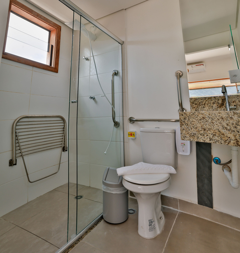 Bathroom, Mandala Beach Hotel, Ubatuba