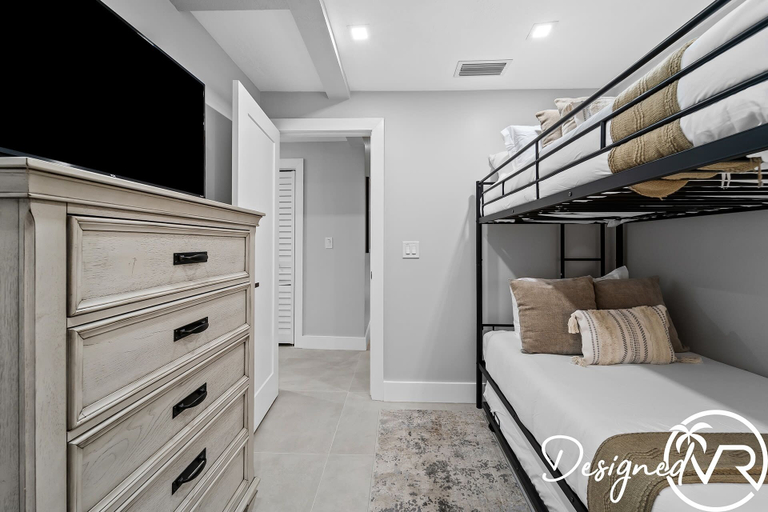 Bedroom 2, Charming 9BR New-build Home w/ Heated Pool & Games, Broward
