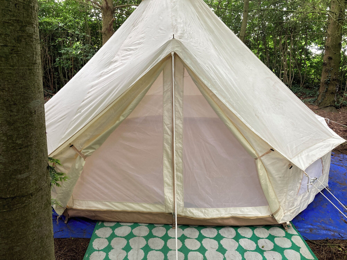 Bedroom 2, Woodlands Basic Bell Tent 2, Lincolnshire