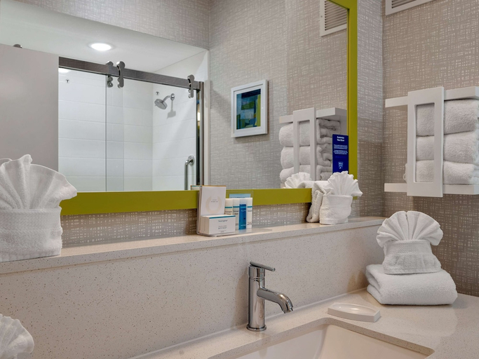 Bathroom 3, Hampton Inn & Suites Lufkin, TX, Angelina