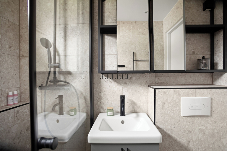 Bathroom, Home Away Apartments, Sollentuna