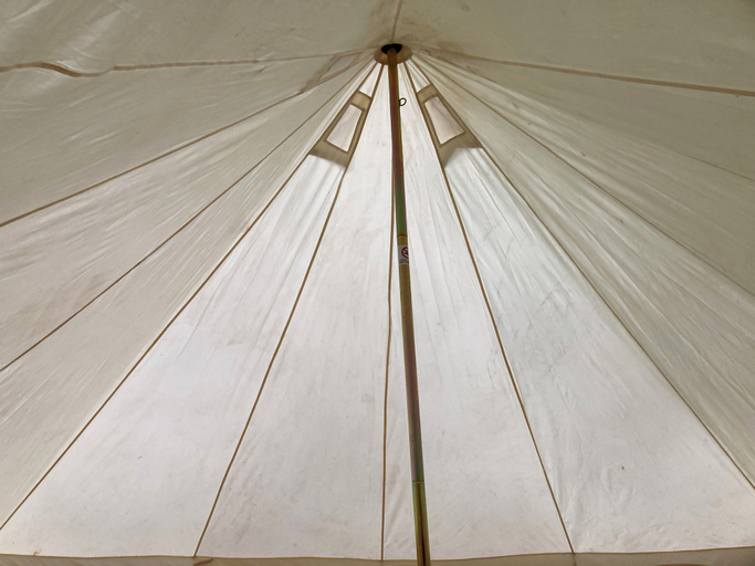 Bedroom 3, Woodlands Basic Bell Tent 2, Lincolnshire