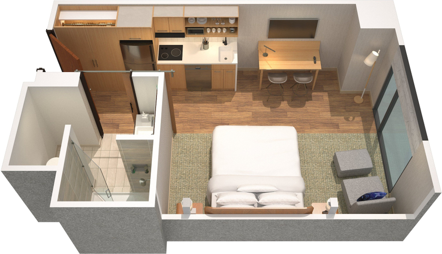 Bedroom 4, Element by Marriott Fort Lauderdale Downtown, Broward