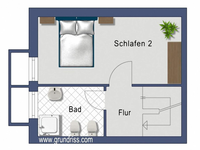 Floor plan 4, Rum Hart II - Apartment 5, Nordfriesland