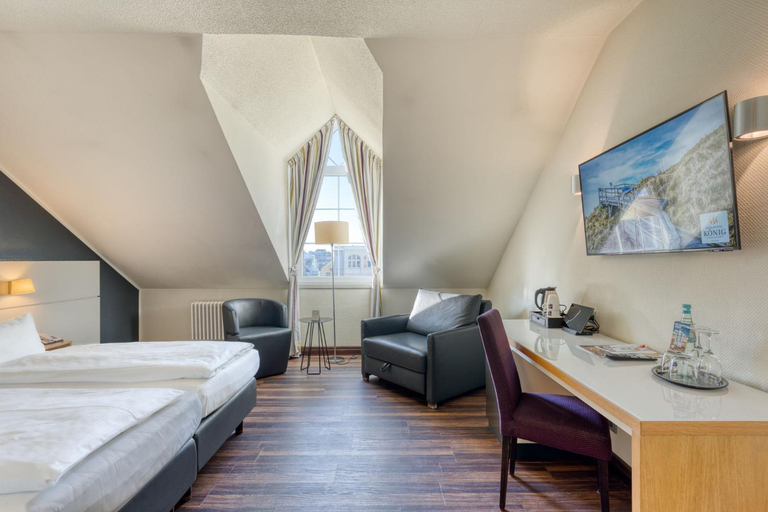 Bedroom 2, Inselhotel Konig, Aurich