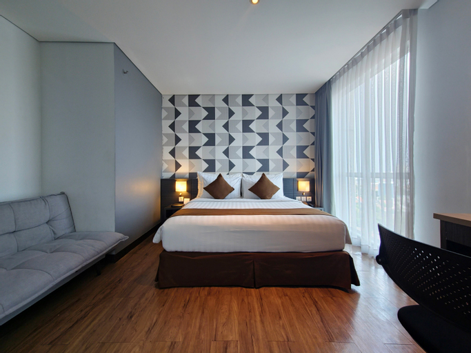 Bedroom 3, Luminor Hotel Jemursari By WH with The Best Breakfast in Town and Located Near Surabaya Industrial Estate Rungkut SIER, Surabaya