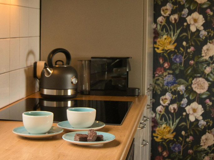 Private kitchen 3, Holiday Home in Schoonloo With Balcony/terrace, Midden-Drenthe