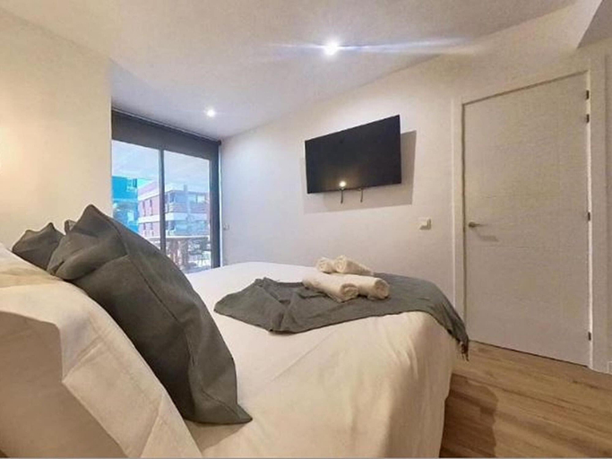 Bedroom 3, Orange Apartment in Puerto Rosario with terrace, Las Palmas
