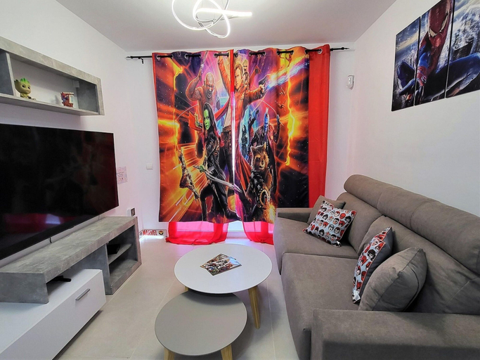Living area 2, Marvel Apartment with Pool near Playa Vera, Almería