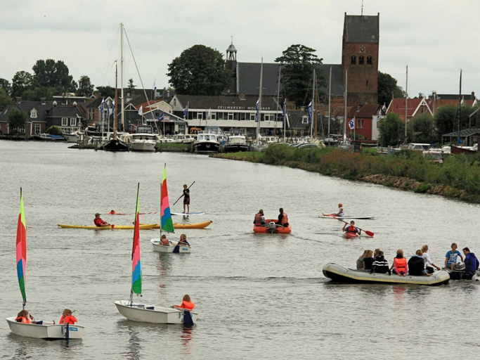 View from property 5, Cottage in Grou With Water Sports Access, Boarnsterhim